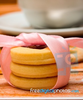 Some Cookies Indicates Delicious Biscuits And Bickies Stock Photo