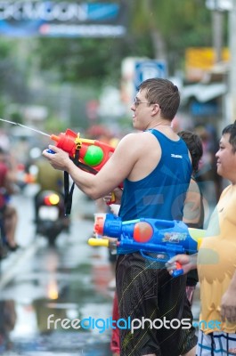 Songkran Festival Stock Photo