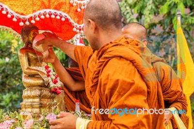 Songkran Festival Stock Photo