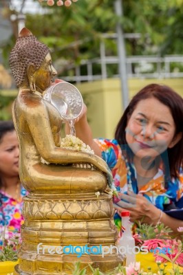 Songkran Festival Stock Photo