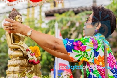 Songkran Festival Stock Photo