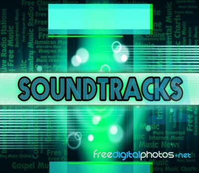 Soundtracks Music Means Video Game And Harmony Stock Image