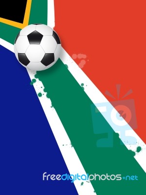 South Africa Soccer Stock Image