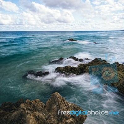 South Gorge On Stradbroke Island, Queensland Stock Photo