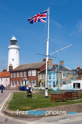 Southwold, Suffolk/uk - June 2 : Union Jack Flag Flying Near The… Stock Photo