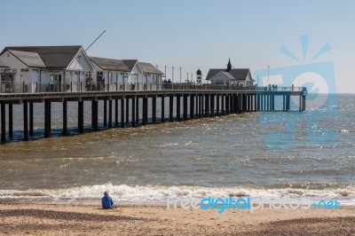 Southwold, Suffolk/uk - June 2 : View Of The Pier At Southwold I… Stock Photo