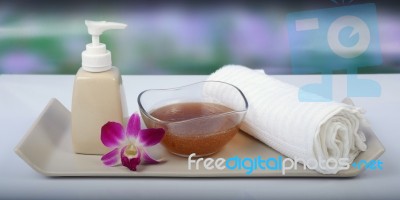 Spa And Skincare Accessory Stock Photo