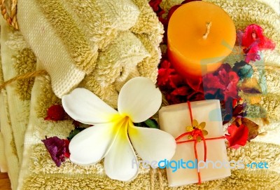 Spa Products Stock Photo