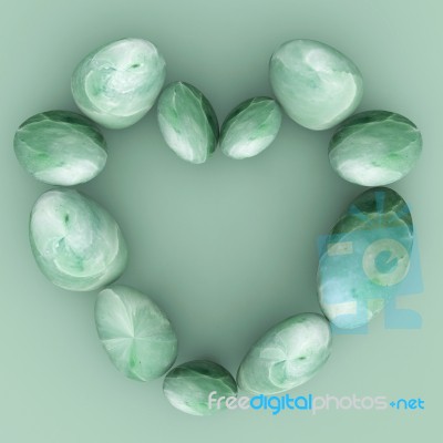 Spa Stones Represents Valentines Day And Balance Stock Image