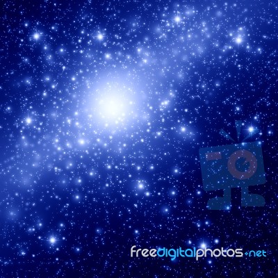 Space And Star Background Stock Image