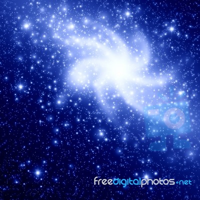 Space And Star Background Stock Image