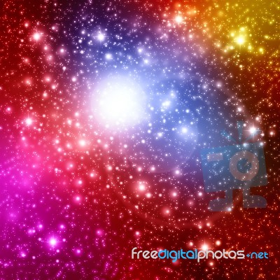 Space And Star Background Stock Image