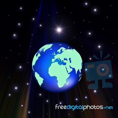 Space Background Stock Image