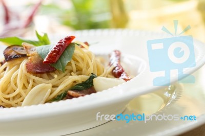 Spaghetti Stock Photo