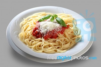 Spaghetti Stock Photo