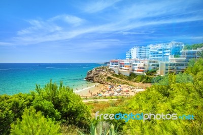 Spanish Costa Dorada Resort Stock Photo