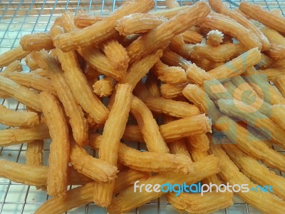 Spanish Fried Dough Sticks Stock Photo