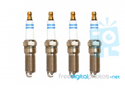 Spark Plugs  Stock Photo