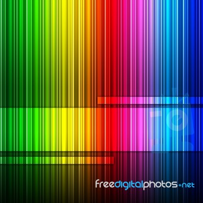 Spectrum Background Represents Color Swatch And Backgrounds Stock Image