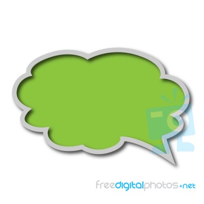 Speech Bubble Stock Image