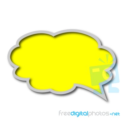 Speech Bubble Stock Image