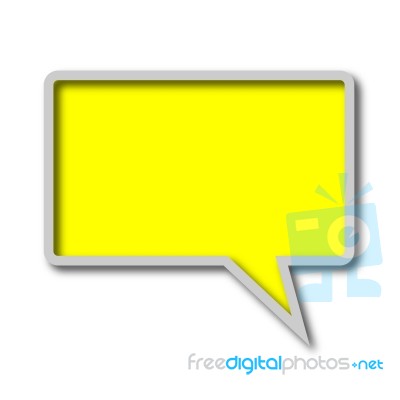 Speech Bubble Stock Image