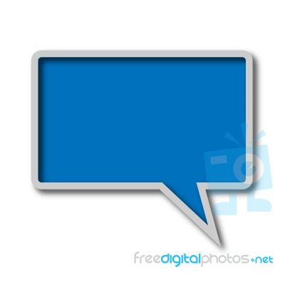 Speech Bubble Stock Image