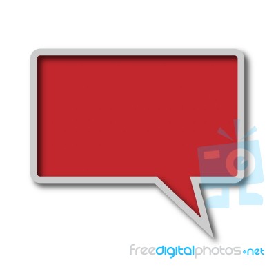 Speech Bubble Stock Image