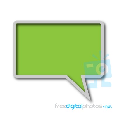 Speech Bubble Stock Image