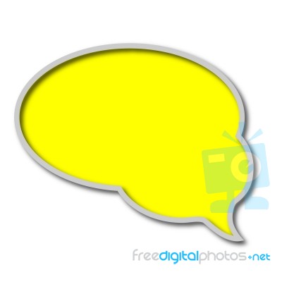 Speech Bubble Stock Image