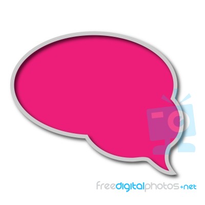 Speech Bubble Stock Image