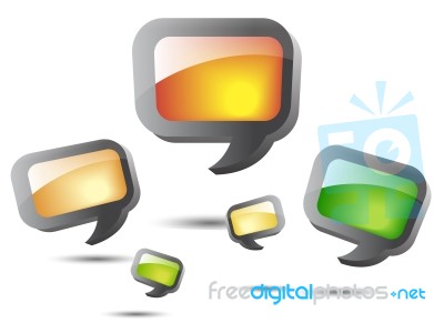 Speech Bubble Stock Image