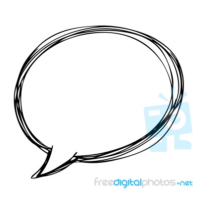 Speech Bubble Symbol Stock Image