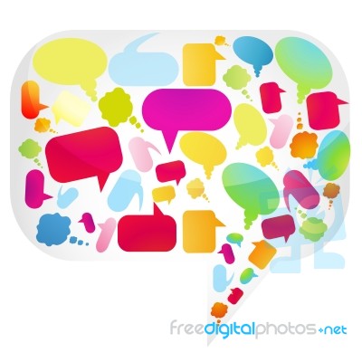 Speech Bubbles Stock Image