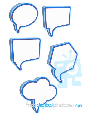 Speech Bubbles Stock Image