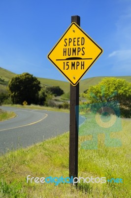 Speed Limit Stock Photo