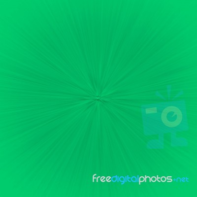 Speedline Zoom Effect Cartoon Green Stock Image