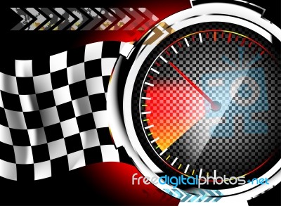 Speedometer Background Stock Image