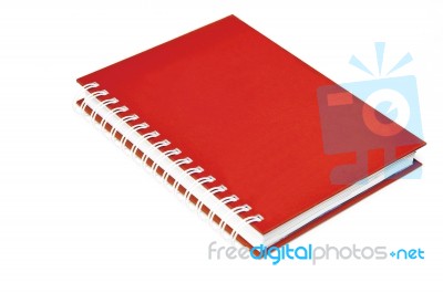 Spiral Notebook Stock Photo