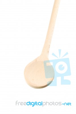 Spoon (wood Kitchen Utensil) Stock Photo