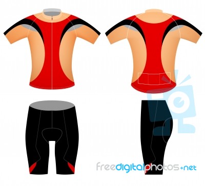 Sports Cycling Shorts Stock Image