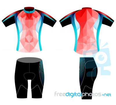 Sportswear Design Stock Image