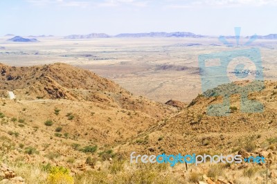 Spreetshoogte Pass Landscape In Namibia Stock Photo