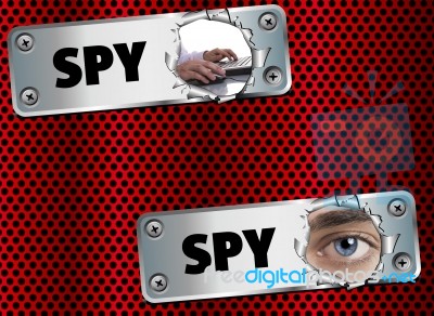 Spy Stock Image