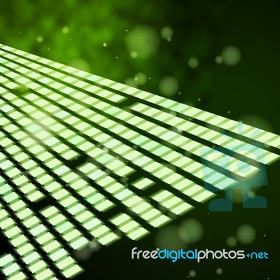 Square Grid Background Means Techno Shapes Or Electronic Squares… Stock Image