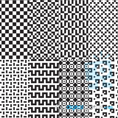 Square Pattern Style Stock Image