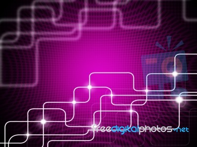 Squares Rectangles Background Means Technology And Telecommunica… Stock Image