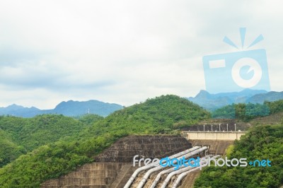 Srinakarin Dam, Thailand Stock Photo