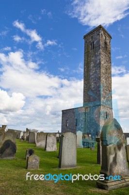 St Andrews Cathedral Ruins Stock Photo