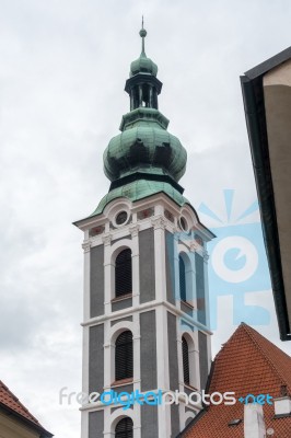 St Jost Church In Cesky Krumlov Stock Photo